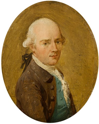 Portret van een man door Ozias Humphry